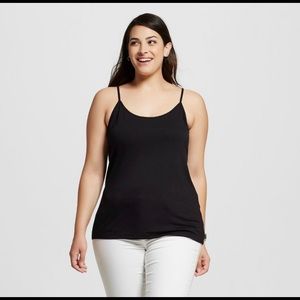 Reserved for tataros -4pk NWT Ava & Viv Black Cami